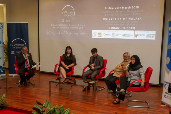 A snapshot of the “Men for Women in Science” forum session.
Photo credits: UM Office of Industry and Community Engagement (Facebook)