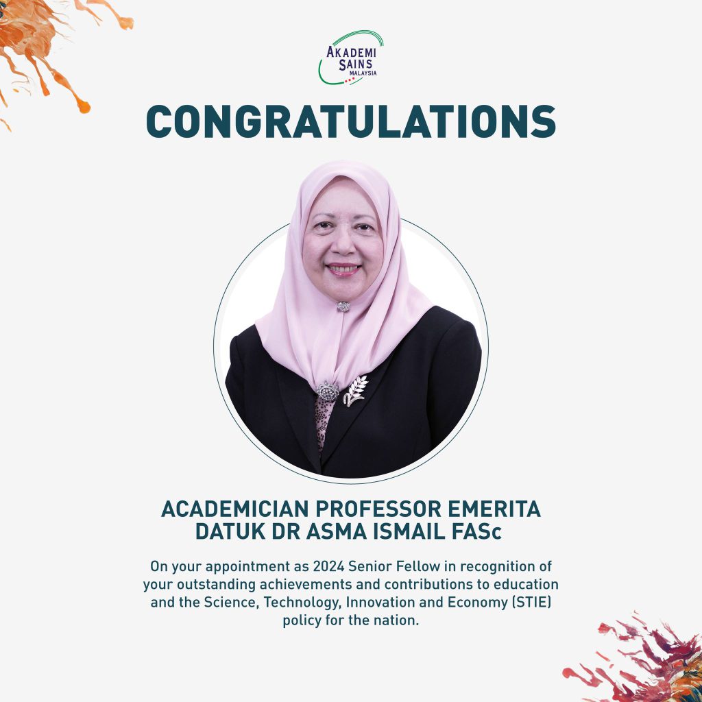 ASM Immediate Past President Elected as Senior Fellow - ASM FOCUS