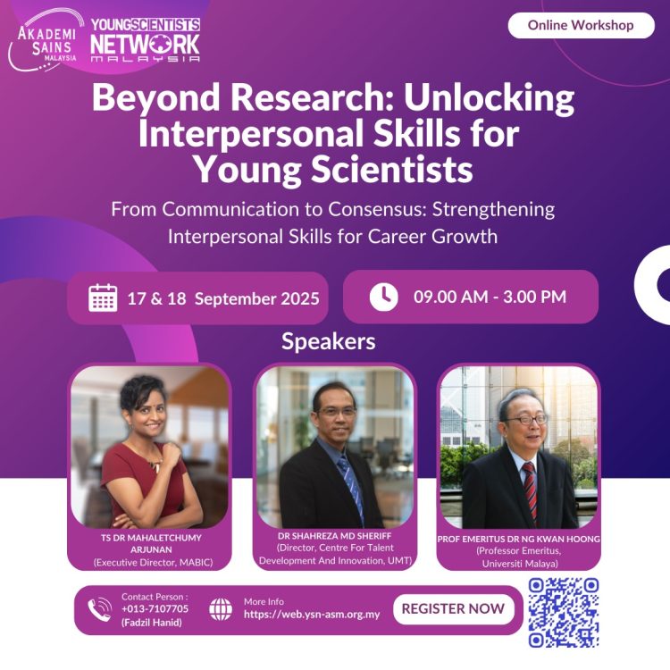 Online Workshop - Beyond Research - Unlocking Interpersonal Skills for Young Scientists