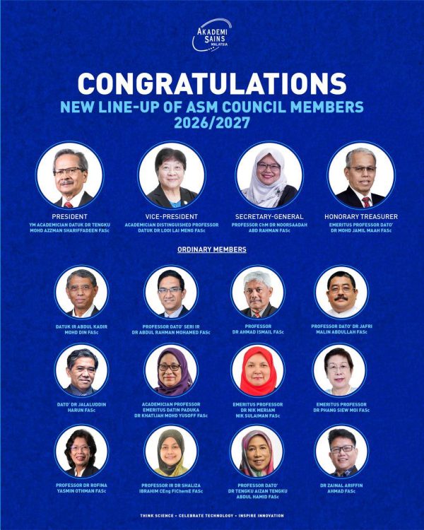 ASM, council members, jafri malin, tengku aizan