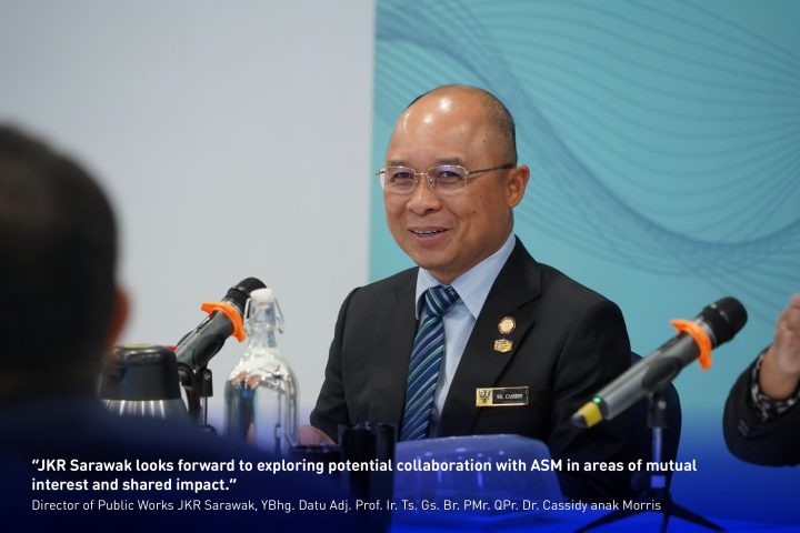 JKR Sarawak, ASM, courtesy visit, sustainable development